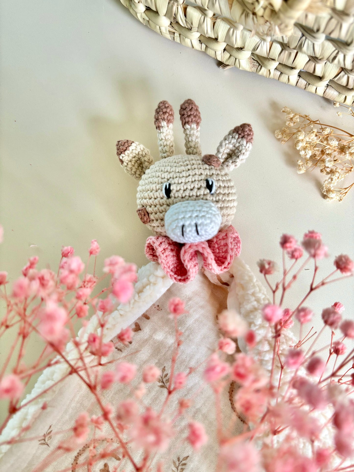 Doudou Girafe Rosalie à personnaliser